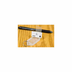 Kevron 56x30mm Keytags Clear Display Pack of 100 - Additional view 4