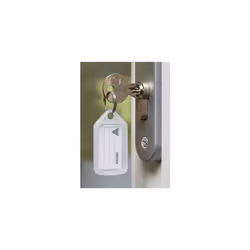 Kevron 56x30mm Keytags Clear Display Pack of 100 - Additional view 5