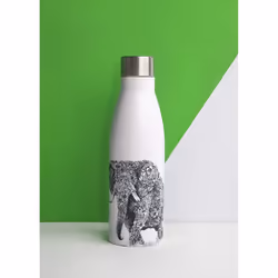 Maxwell & Williams Marini Ferlazzo 500ml African Elephant Double Walled Insulated Bottle