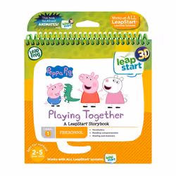 LeapFrog LeapStart Electronic Book, Playbook Toy for Toddler and Pre School Boys & Girls 2, 3, 4, 5, 6, 7 Year Olds, Green & Leapstart Nursery: Peppa