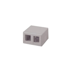 Keystone Surface Box (White) (Double)