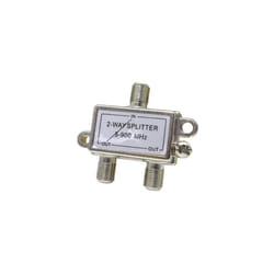 TV Splitter with Power Pass F Connectors Die Cast (2-Way)