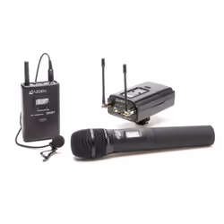 Azden 330LH UHF On-Camera Hand-Held Body-Pack Microphone System Kit AZD330LH