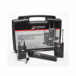 Azden 330LH UHF On-Camera Hand-Held Body-Pack Microphone System Kit AZD330LH