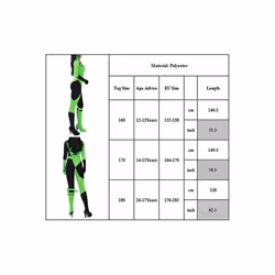 Women's Miss Go Bodysuit Jumpsuit Cosplay Costume Shego Costume Halloween Party Dress Up - 180