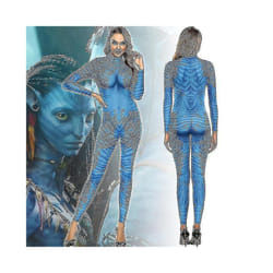 Avatar The Way Of Water Alien   3d Jumpsuit Women Avatar - M