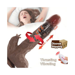 Heated Rotating Real Dildo Clitoris Sex Toys Masturbator for Women