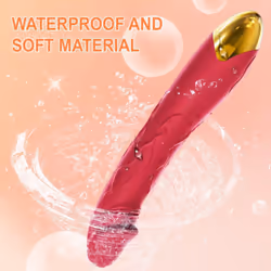 10 Powerful Vibration Mode Red Realistic Dildo Adult Toys Sex Toys