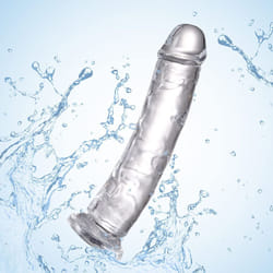 G Spot Transparent Realistic Jelly Dildo Sex Toys