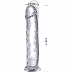 G Spot Transparent Realistic Jelly Dildo Sex Toys
