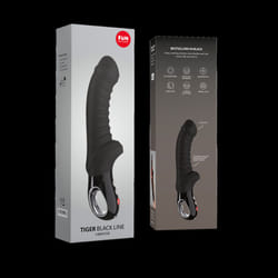 Fun Factory Tiger Black Line Vibrator | Silicone G Spot Dildo Vibrating Sex Toy