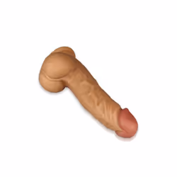 LoveToy 8.25'' Long Extra Girth Real Extreme Dildo | Realistic With Suction Cup