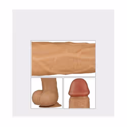 LoveToy 8.25'' Long Extra Girth Real Extreme Dildo | Realistic With Suction Cup