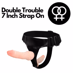 Dildo Double Ended Strap, Great Design For Two-Sided Pleasure