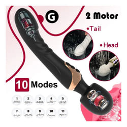 10 Vibration Modes Dildo Double Head G-spot Vibrator Adult Sex Toys