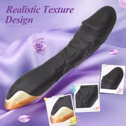 7.7 Inch Realistic Vibrator Dildo - Male & Female Prostate Massager