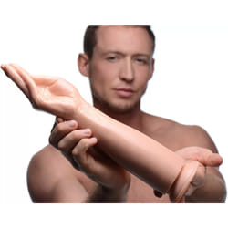 15 Inch Realistic Hand Fist Dildo with Suction Cup - Flexible & Safe