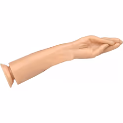 15 Inch Realistic Hand Fist Dildo with Suction Cup - Flexible & Safe