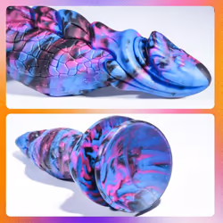 Realistic Dragon Dildo with Suction Cup, Textured Fantasy XL Dildo