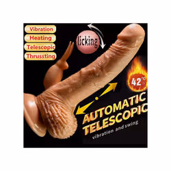 6 Function Heated Vibrator Realistic Thrusting Dildo G-Spot for Women