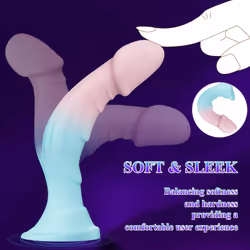 Realistic Silicone Vibrating Dildo Suction Cup, 9 Modes Remote Control
