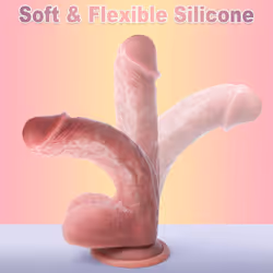 Realistic Dildos Feels Like Skin Strong Suction Cup Hands-Free Play