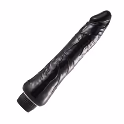 Waterproof Multi Speed Black Giant 9 Inch Veiny Dildo Vibrator