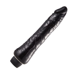 Waterproof Multi Speed Black Giant 9 Inch Veiny Dildo Vibrator