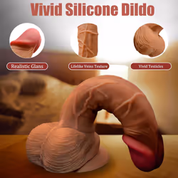 7 Inch Realistic Suction Cup Dildo for Hands-Free & Strap-On Play