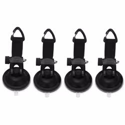 4Pcs Suction Cup Anchor Securing Hook Tie Down,Camping Tarp As Car Side Awning, Pool Tarps Tents Securing Hook Universal