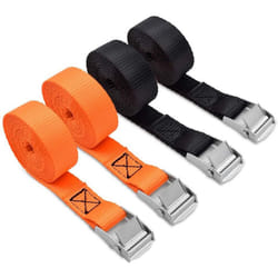 Lashing Straps Tie Down Straps with Zinc Alloy Cam Lock , for Cargo, Gear, Bikes & More
