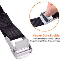 Lashing Straps Tie Down Straps with Zinc Alloy Cam Lock , for Cargo, Gear, Bikes & More