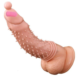 Waterproof Mini Vibratores Expander Realistic Penis Extension
