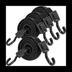 Bungee with Hooks,4Pcs Expanders with Hooks,100cm Adjustable Elastic Strap for Bicycle Carriers,Motorcycles
