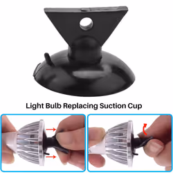 25Pcs Light Bulb Changer Lamp Changer Head PVC Suction Cup Lamp Replacing for LED Halogen Mini Track Lights
