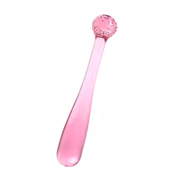 ROOM OF DOOM- 'Mini Baseball' Glass Dildo Wand