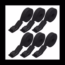 6.6Ft Lashing Straps with Adjustable Cam Buckles Tie Down Cinch Straps Up to 550Lbs for Packing,Cargo,Luggage 6 Pack