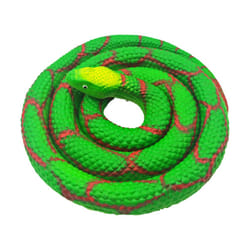 Realistic Rubber Fake Snakes Toy for Halloween Prank - Green