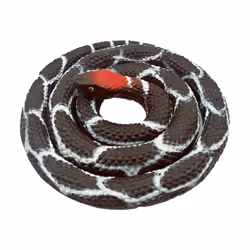 Realistic Rubber Fake Snake Toy for Pranks & DÃ©cor - Brown