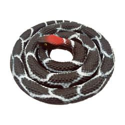 Realistic Rubber Fake Snake Toy for Pranks & DÃ©cor - Brown