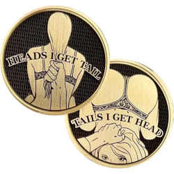 Funny Adult Double-Sided Coin - Sexy Gift for Couples