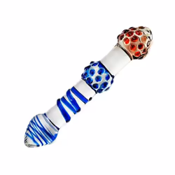 Tweedle Twins Double Ended Glass Dildo