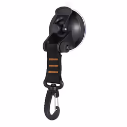 Heavy Duty Vacuum Suction Cup with Hook - Orange - Orange