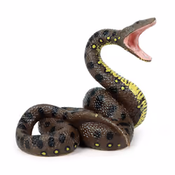 Realistic Rubber Snake Halloween Prank Toy - Open Mouth Python
