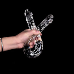 The Johnson 16 Inch Silicone Double Ended Monster Dildo