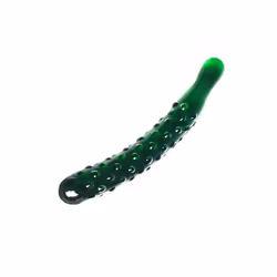 Glacier Glass Courgette Dildo
