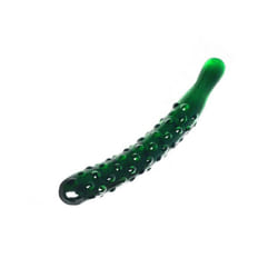 Glacier Glass Courgette Dildo