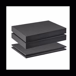 4 Pieces Foam Insert for Cases Tool Box Foam Grid Line Foam Cubes Shockproof Sponge Pad, 40X40X2cm/40X40X5cm
