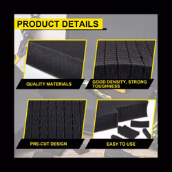4 Pieces Foam Insert for Cases Tool Box Foam Grid Line Foam Cubes Shockproof Sponge Pad, 40X40X2cm/40X40X5cm