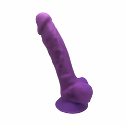 SILEXD - MODEL 1 REALISTIC PENIS PREMIUM SILEXPAN SILICONE VIOLET 17.5 CM